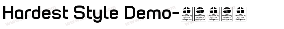 Hardest Style Demo字体转换